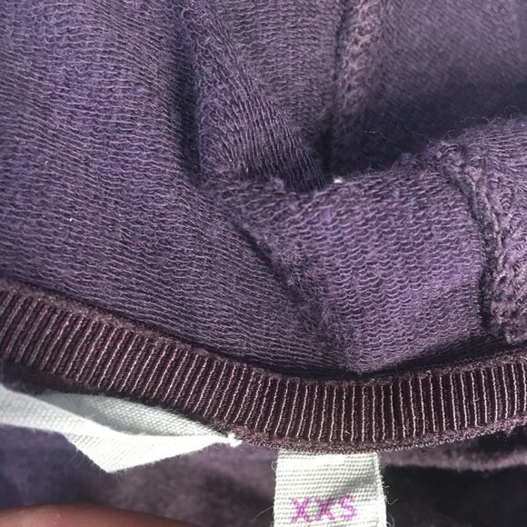 Athleta Purple Power Down Hooded Dress Front Pockets Size XXS - Picture 9 of 11